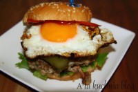Big Ben burger hamburger jajko sadzone oryginalny
