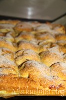 jabłecznik ciasto z jabłkami bez jajek serek homogenizowany pyszne dla dzieci brzoskwinie brzoskwiniami dla alergików alergia