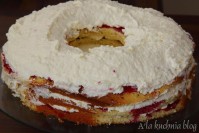 ninjago malinowy tort niespodzianka mascarpone urodzinowy masa plastyczna cukrowa