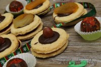 orzechowe ciasteczka z dżemem orzechy włoskie laskowe morela suszona ciastka