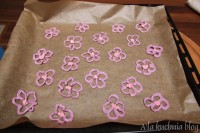 rolada joconde cake kwiaty owoce bita smietana deser