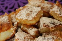 smażone pączki hiszpańskie budyń deser