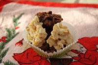 czekolada płatki kukurydziane cornflakes rodzynki żurawina pralinki