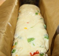 chleb z papryką kolorowy prosty na drożdżach