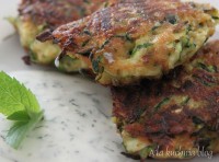 placki cukinia mięta jogurt placuszki cukinii pyszne