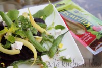 sałatka buraki fasolka szparagowa kujawski saszetka pomidor bazylia czosnek feta szybka letnia