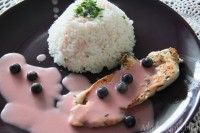 kurczak pierś drobiowa pomarańcz sos winogronowy winogrona 