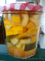 cukinia po chińsku w zalewie słodko kwaśna chilli